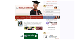 Desktop Screenshot of michiganinternjobs.com